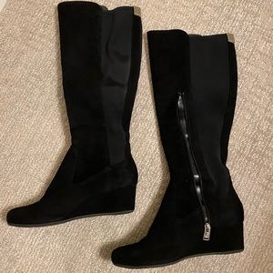 Rockport tall boot extended shaft Blk 7w